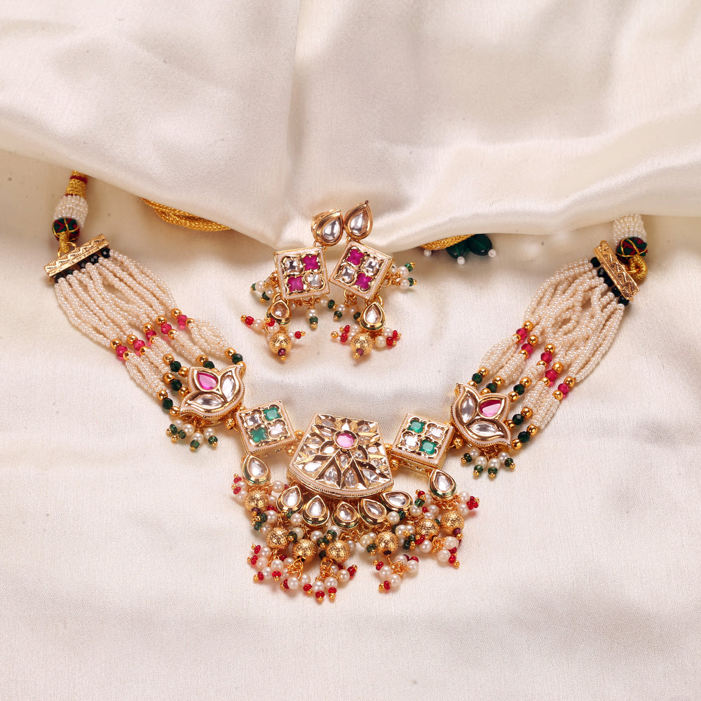 Ratnavali Rajwadi Choker/Necklace